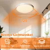 XINZI 48W LED Deckenleuchte Feuchtraumleuchte Ø28,5cm Produktbild-Vorschau 4