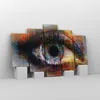 Bild auf Leinwand - Leinwandbild - Auge Abstraktion - Produktbild-Vorschau 4