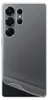 The back of a smartphone with a camera module and a protective film being applied. Produktbild-Vorschau