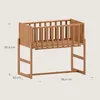 Petite Amélie Beistellbett Nuage - 45x90 cm - Walnuss - Produktbild-Vorschau 6