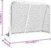 Hockeytor mit Netz Rot & Weiß 153x60x118 cm Stahl & Produktbild-Vorschau 6