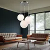 Hängeleuchte, 3 Flammig, Kugeln, Glas satiniert, D 51,5 cm Produktbild-Vorschau 10