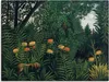 ARTland Leinwandbild Urwald mit Tiger und Jägern. Um 1907. Produktbild-Vorschau 1