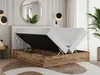 MKS MEBLE Boxspringbett 180x200 mit Bettkasten Eiche, Produktbild-Vorschau 2