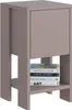Comodino Ema anta ribalta 30x30x55h colore tortora Anteprima dell’immagine prodotto 4