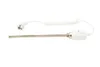 A white electric heating element with a coiled white power cord and plug, set against a white background. Anteprima dell’immagine prodotto