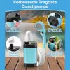 Tragbare Campingdusche Akku mit Pumpe, Camping Dusche Produktbild-Vorschau 5