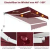 COSTWAY 2,5x2m tenda da sole a bracci pieghevoli tenda da Anteprima dell’immagine prodotto 8