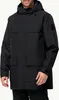 A man wearing a black parka jacket. Produktbild-Vorschau
