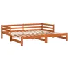 A wooden daybed frame with a slatted base and side rails, shown against a white background. Náhled obrázku produktu