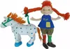 Pippi Langstrumpf Kleiner Onkel Kuscheltier Pferd, 22 cm Produktbild-Vorschau 3