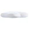 A side view of a light blue and white pillow with a geometric pattern. Produktbild-Vorschau