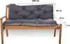 Gartenbankkissen 160×50×40 cm Dunkelblau Bankkissen Produktbild-Vorschau 2