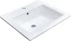 A white ceramic sink on a white background. Anteprima dell’immagine prodotto