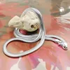 Armband 4mm Schlangenkette flach glänzend Silber 925 19cm Produktbild-Vorschau 4