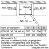 Réfigérateur combiné 60cm 279l no frost blanc - Bosch - Voir les images du produit 17