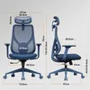 SENSE7 Moyo Ergonomischer Bürostuhl Schreibtischstuhl Blau Produktbild-Vorschau 7