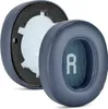Two blue ear pads for headphones are shown, one with the back exposed. Anteprima dell’immagine prodotto