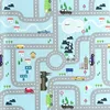 novely® HANAU AUTO - Dekostoff mit Auto- und Straßenmotiv - Produktbild-Vorschau 2