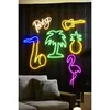 LED Silhouette 'Flamingo' - Flatneon - 230 LED - H. 74cm - Produktbild-Vorschau 4