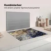 KitchenYeah© Herdabdeckplatte Marmor - Gold - Aquarell - Produktbild-Vorschau 3
