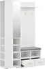 Merax garderobenstaender, Garderobenset, Flurschrank mit Produktbild-Vorschau 9