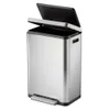 EKO - X-Cube Poubelle à pédale 45 litres - Stainless steel Voir les images du produit 2