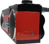 A close-up side view of a red and black boombox. Náhled obrázku produktu