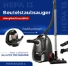 Adler Staubsauger ohne Kabel AD 7054 800 W 2200 W, Schwarz Produktbild-Vorschau 8
