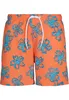 Urban Classics Badehose Floral Swim Shorts Orange-XL Produktbild-Vorschau 11