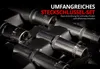 A close-up, low-angle shot of a set of metal socket wrenches, with text overlay. Produktbild-Vorschau