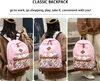Rucksack für Damen, lässiges, leichtes Canvas-Rucksack-Set, Produktbild-Vorschau 2