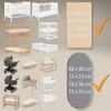 Spannbettlaken Kinderwagen 3er Set 36x78 cm Produktbild-Vorschau 5