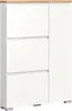 Schuhkipper - Weiß - Nox Eiche Nachbildung - B 95 cm - eine Produktbild-Vorschau 1