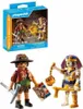 A Playmobil DuoPack set featuring a treasure hunter and a mummy, shown in its packaging and also as individual figures. Náhľad obrázku produktu