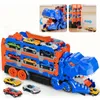 OKWISH Spielfahrzeuge, Kinder Dinosaurier Rennbahn Set mit Produktbild-Vorschau 5