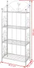 vidaXL Pflanzentreppe Blumentreppe Blumenregal Produktbild-Vorschau 5