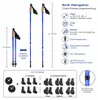 Aluminium Wanderstöcke 2er Set Blau Nordic Walking Stöcke Produktbild-Vorschau 3