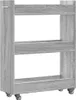 Schrank mit Rollen Grau Sonoma 60x22x79 cm Holzwerkstoff Produktbild-Vorschau 7