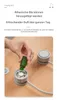 A hand is shown adding essential oil to a portable neck fan. Náhľad obrázku produktu