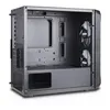 An empty computer tower case is shown from the side, with fans visible inside. Anteprima dell’immagine prodotto