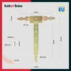 KOTARBAU® 2 St. T Scharniere gold L: 300 mm Kreuzgehänge Produktbild-Vorschau 3