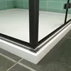 Duschkabinen 70x70x185cm 6mm NANO ESGglas Schwarz Pendeltür Produktbild-Vorschau 4
