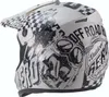 Crosshelm Helm Kinderhelm Motorradhelm Motocross Skeleton Produktbild-Vorschau 8