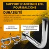 Extralink Support en acier Support angulaire pour balcon Voir les images du produit 7