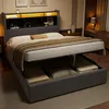 okwish Lit simple 140x200 avec veilleuse et prise, lit Voir les images du produit 6