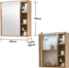 GREECE Spiegelschrank Bad mit LED-Beleuchtung in Wotan Voir les images du produit 6