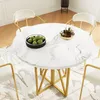 Table de salle à manger ronde Sweiko (80 x 80 x 76 cm), Voir les images du produit 2