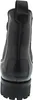 The back view of a black leather boot. Produktbild-Vorschau