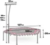Trampoline fitness avec poignée 127 cm Neo-Sport - Voir les images du produit 8
